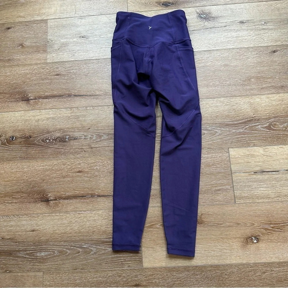 Old Navy Active Elevate Legging Go-Dry Purple/Blue Medium Compression Sz XS GUC - Picture 7 of 7
